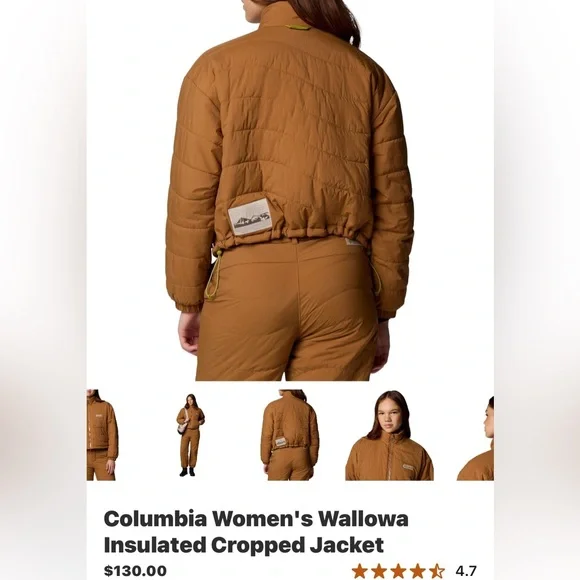 Columbia Women's Wallowa Insulated
Cropped Jacket - Picture 2 of 13